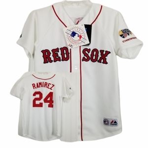 Boston Red Sox Authentic #24 Manny Ramírez Jersey
